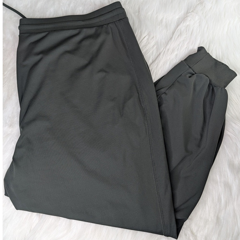 Zac & Rachel Joggers Womens 2X Green Elastic Drawstring Waist Athleisure Pants